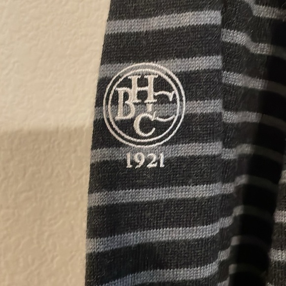 Donald Ross Men Sweater 100% Merino Wool Medium Black Preppy Contemporary Causal - Picture 10 of 16